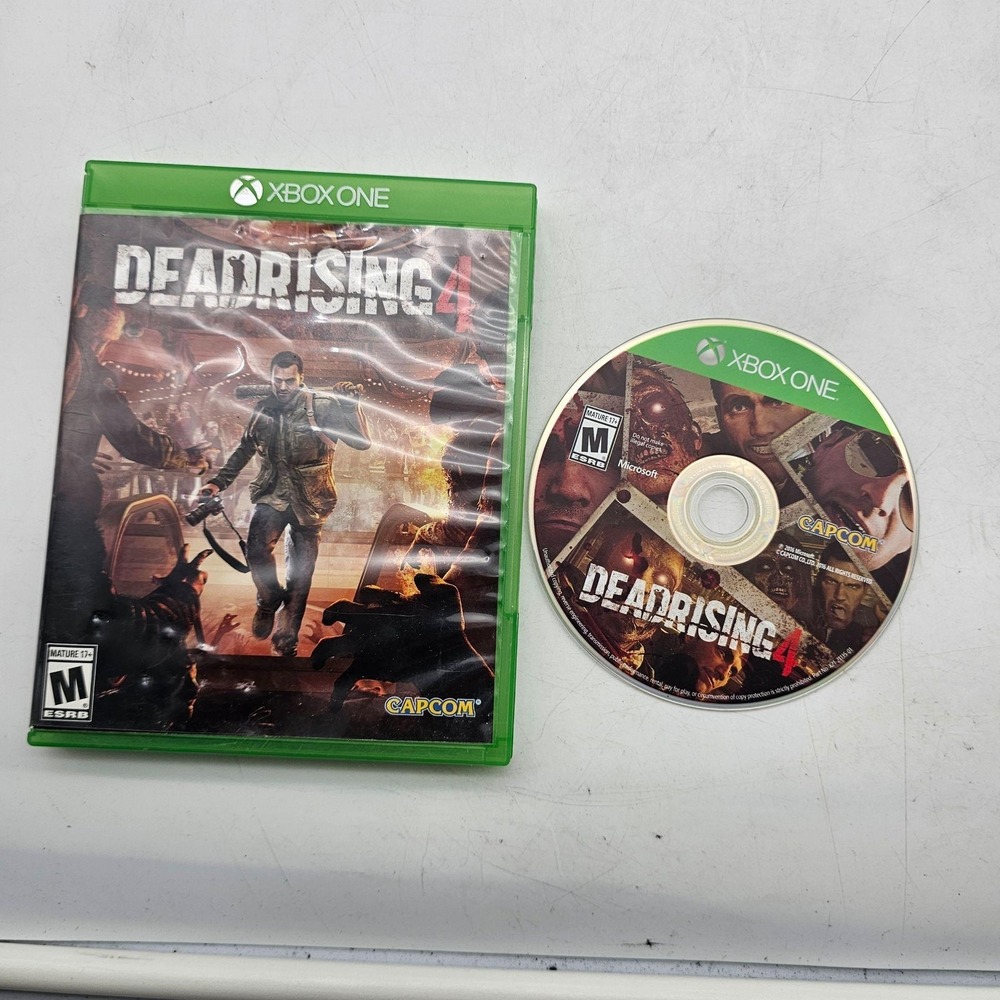 Dead Rising 4 Microsoft Xbox One Video Game Disc Case Capcom M Mature NTSC-U/C